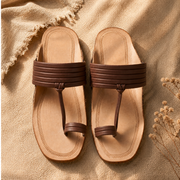 Brown Rajneeti Chappal